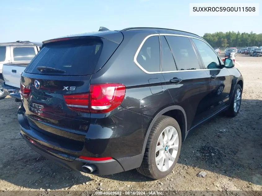 5UXKR0C59G0U11508 2016 BMW X5 xDrive35I