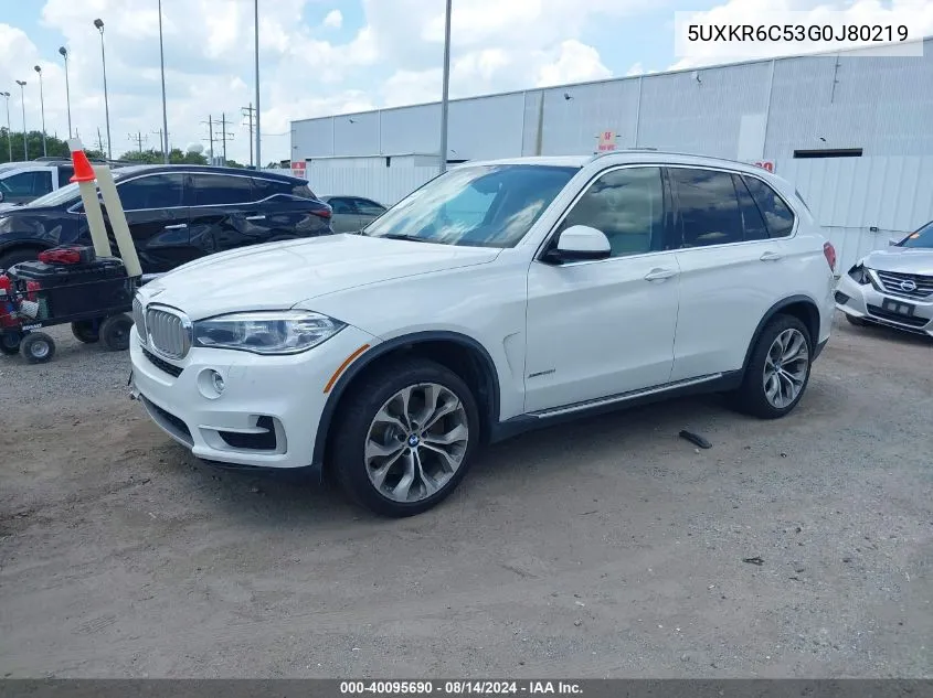 5UXKR6C53G0J80219 2016 BMW X5 xDrive50I