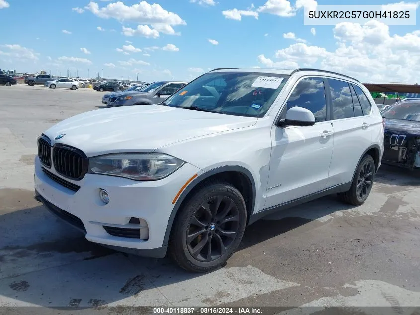 2016 BMW X5 Sdrive35I VIN: 5UXKR2C57G0H41825 Lot: 40118837