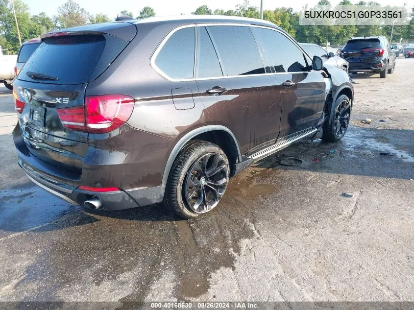 5UXKR0C51G0P33561 2016 BMW X5 xDrive35I