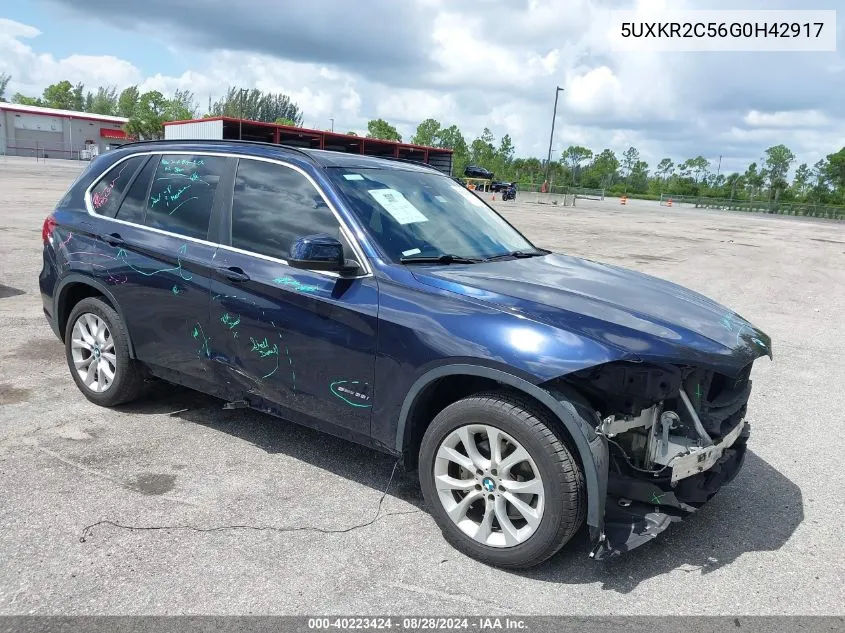 5UXKR2C56G0H42917 2016 BMW X5 Sdrive35I