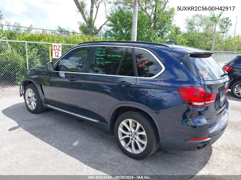 5UXKR2C56G0H42917 2016 BMW X5 Sdrive35I