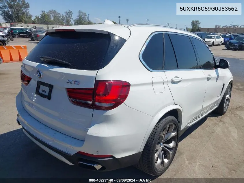 2016 BMW X5 xDrive50I VIN: 5UXKR6C59G0J83562 Lot: 40277140