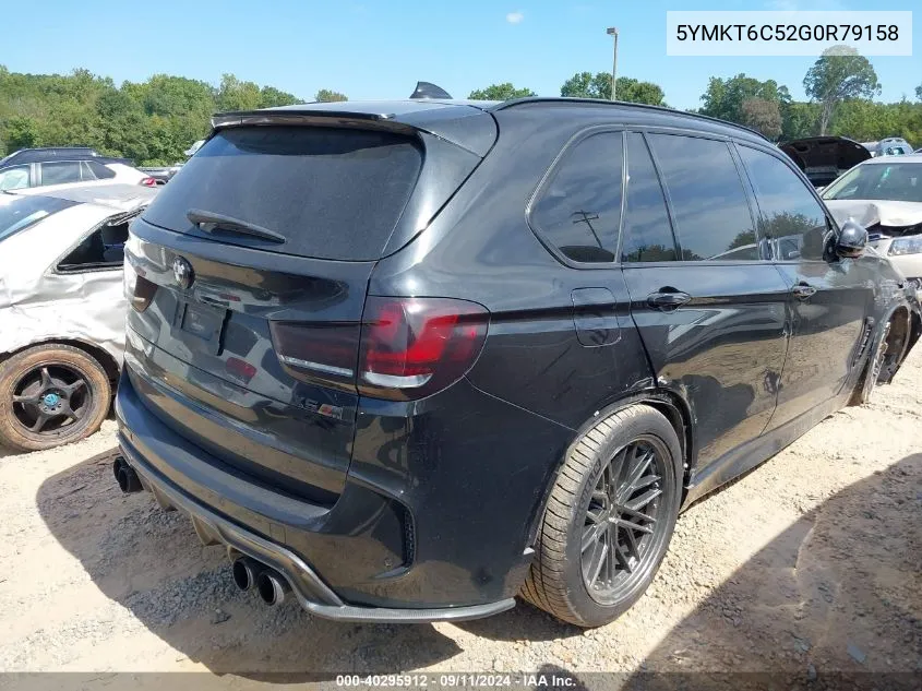 5YMKT6C52G0R79158 2016 BMW X5 M