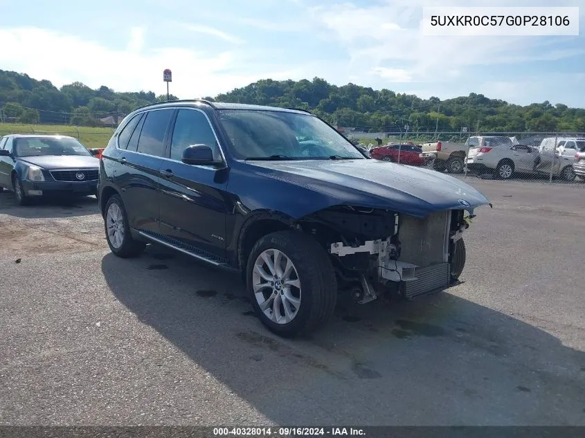 5UXKR0C57G0P28106 2016 BMW X5 xDrive35I