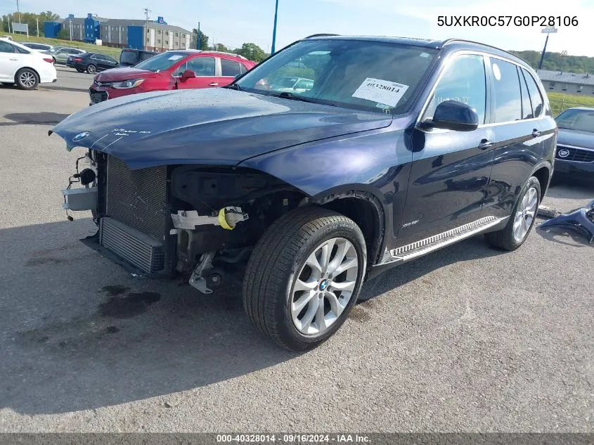 5UXKR0C57G0P28106 2016 BMW X5 xDrive35I