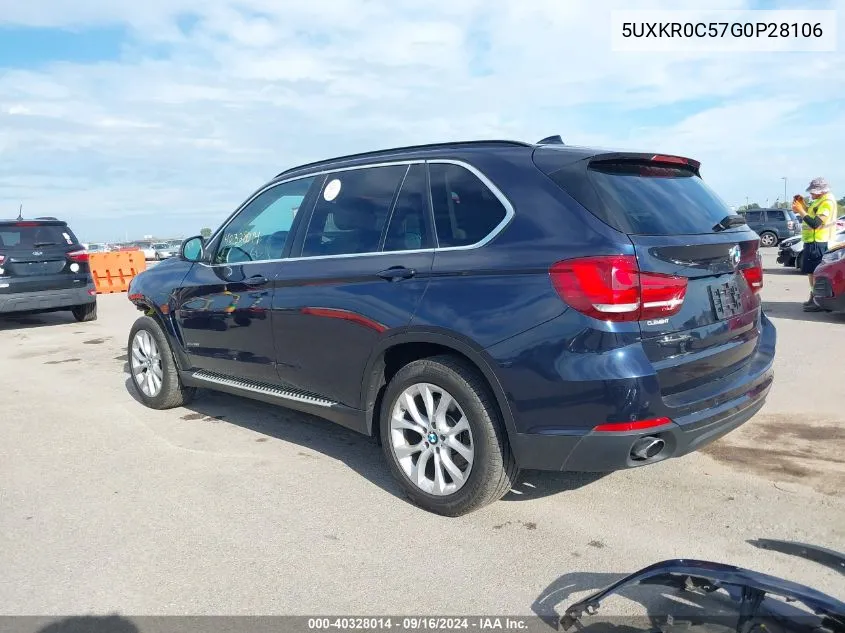 5UXKR0C57G0P28106 2016 BMW X5 xDrive35I