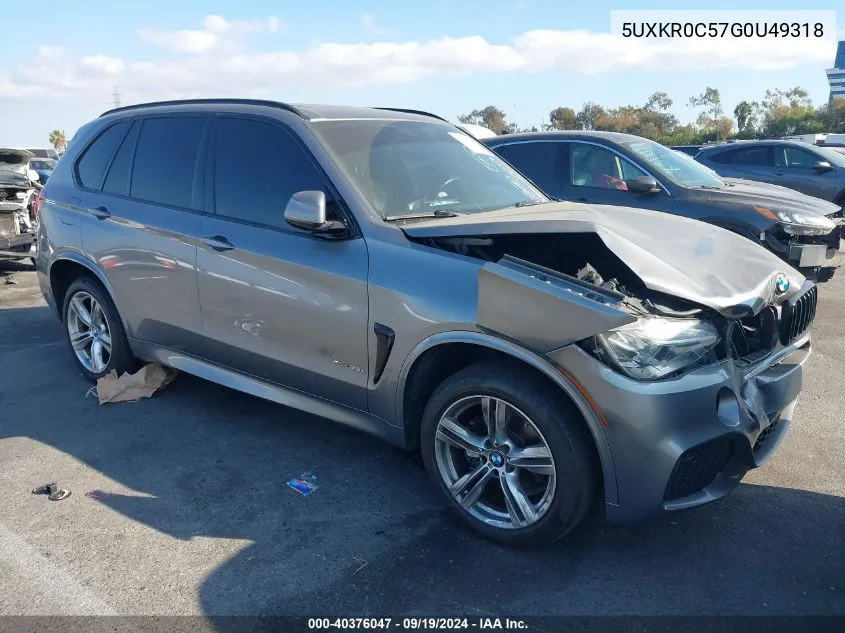 5UXKR0C57G0U49318 2016 BMW X5 xDrive35I