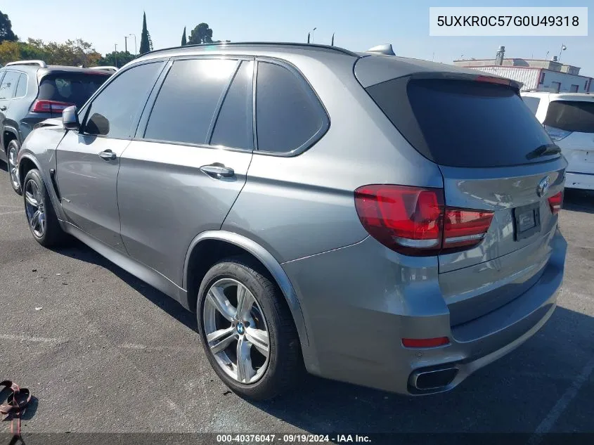 5UXKR0C57G0U49318 2016 BMW X5 xDrive35I