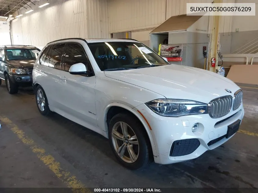 2016 BMW X5 Edrive xDrive40E VIN: 5UXKT0C50G0S76209 Lot: 40413102