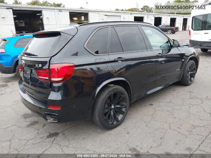 2016 BMW X5 xDrive35I VIN: 5UXKR0C54G0P21663 Lot: 40413303