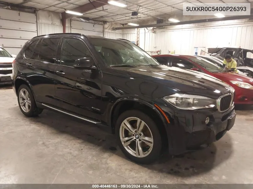 2016 BMW X5 xDrive35I VIN: 5UXKR0C54G0P26393 Lot: 40446163