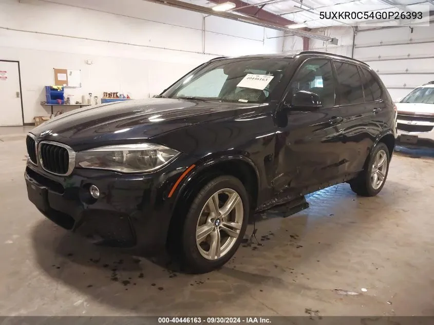 2016 BMW X5 xDrive35I VIN: 5UXKR0C54G0P26393 Lot: 40446163