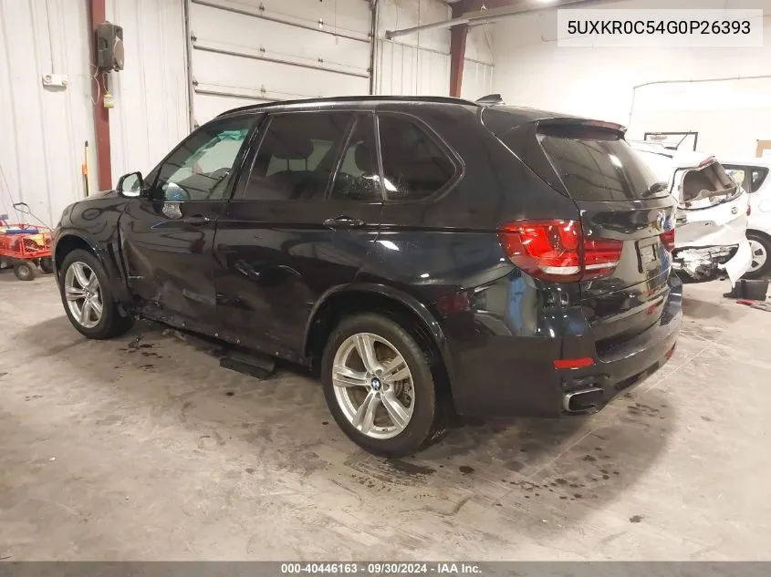 2016 BMW X5 xDrive35I VIN: 5UXKR0C54G0P26393 Lot: 40446163