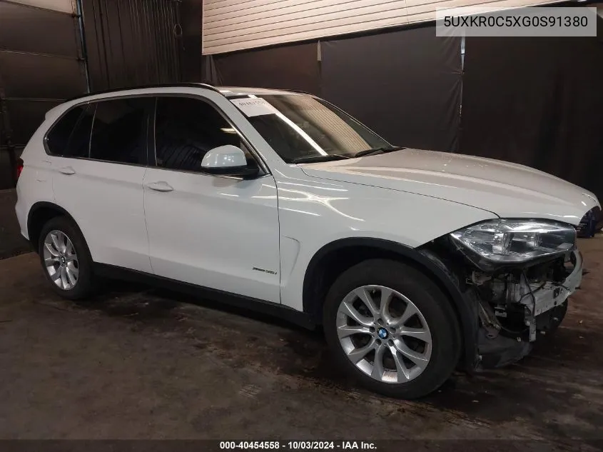 2016 BMW X5 xDrive35I VIN: 5UXKR0C5XG0S91380 Lot: 40454558