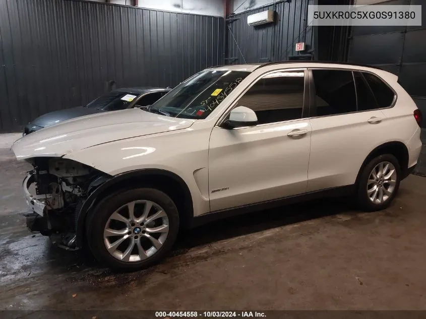 2016 BMW X5 xDrive35I VIN: 5UXKR0C5XG0S91380 Lot: 40454558