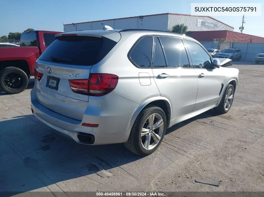 2016 BMW X5 Edrive Xdr40E VIN: 5UXKT0C54G0S75791 Lot: 40458961