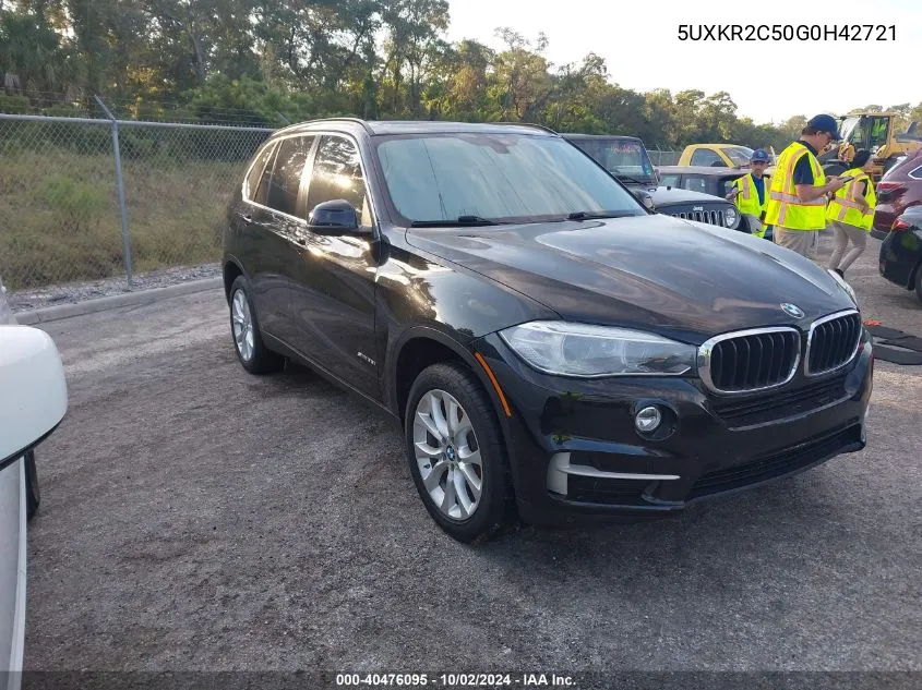 2016 BMW X5 Sdrive35I VIN: 5UXKR2C50G0H42721 Lot: 40476095