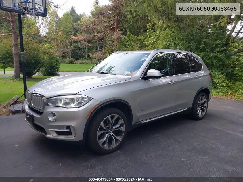 2016 BMW X5 xDrive50I VIN: 5UXKR6C50G0J83465 Lot: 40479834