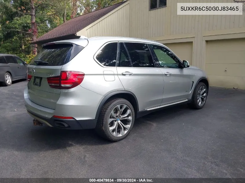 2016 BMW X5 xDrive50I VIN: 5UXKR6C50G0J83465 Lot: 40479834