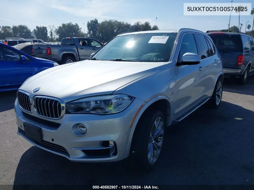 2016 BMW X5 Xdr40E VIN: 5UXKT0C51G0S74825 Lot: 40582907