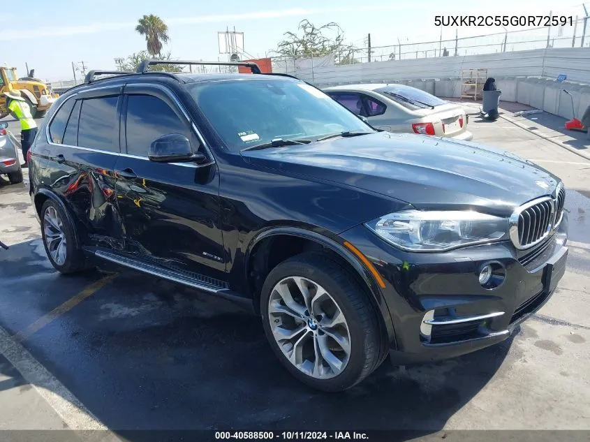 2016 BMW X5 Sdrive35I VIN: 5UXKR2C55G0R72591 Lot: 40588500