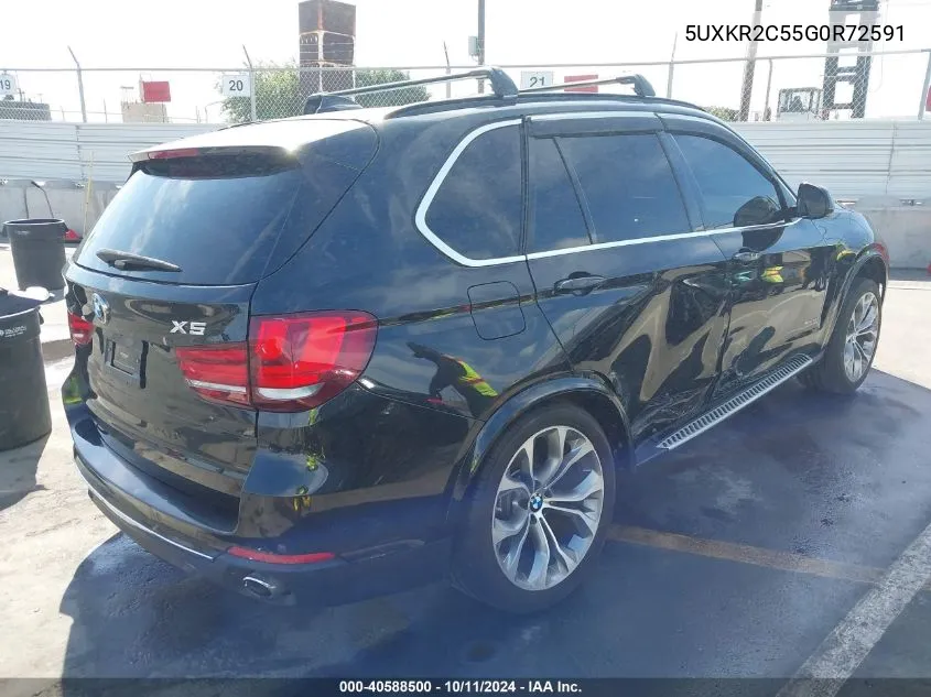 2016 BMW X5 Sdrive35I VIN: 5UXKR2C55G0R72591 Lot: 40588500