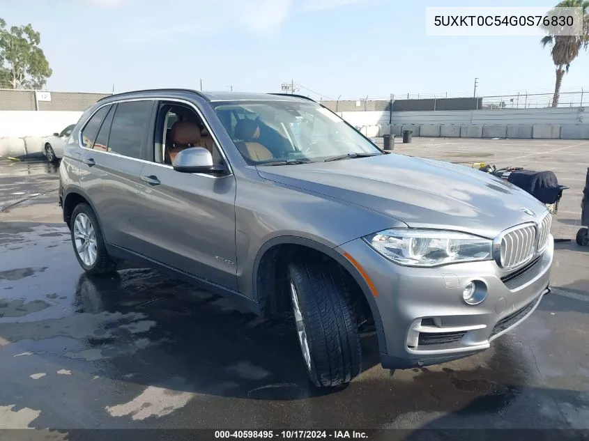 2016 BMW X5 Edrive xDrive40E VIN: 5UXKT0C54G0S76830 Lot: 40598495