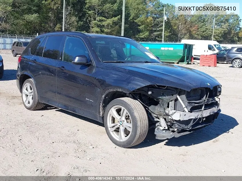 2016 BMW X5 Edrive xDrive40E VIN: 5UXKT0C5XG0S75410 Lot: 40614343