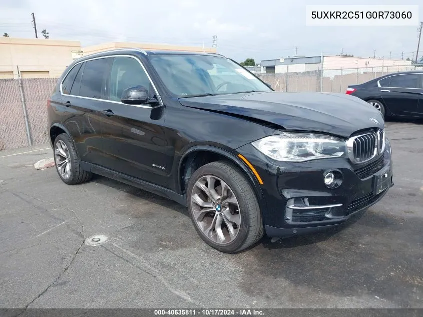 2016 BMW X5 Sdrive35I VIN: 5UXKR2C51G0R73060 Lot: 40635811