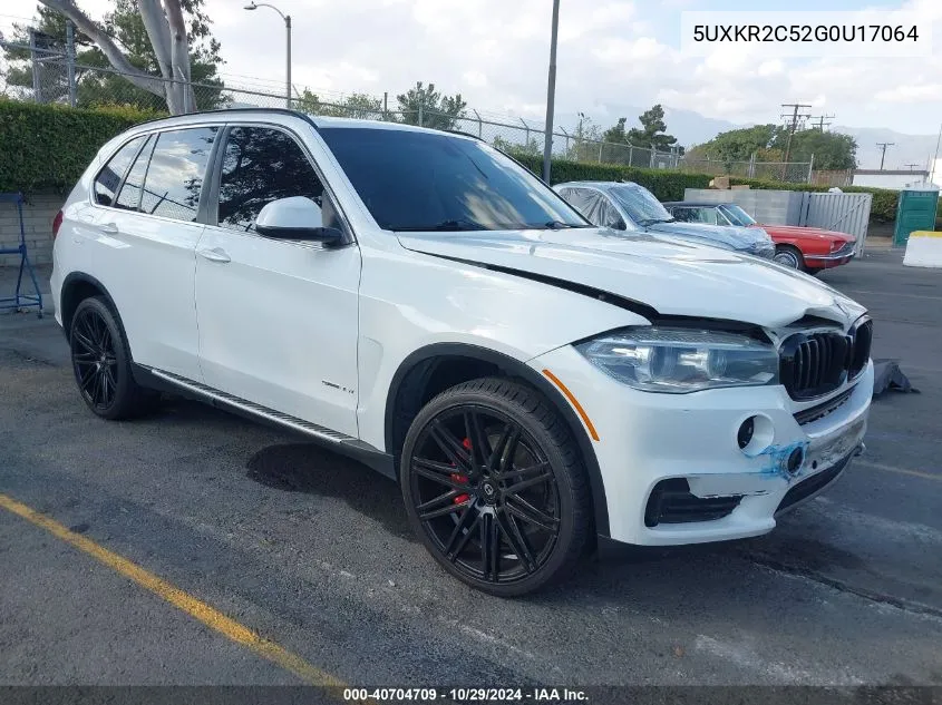 2016 BMW X5 Sdrive35I VIN: 5UXKR2C52G0U17064 Lot: 40704709