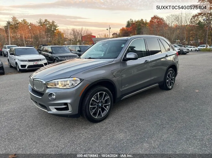 2016 BMW X5 Xdr40E VIN: 5UXKT0C54G0S75404 Lot: 40706843