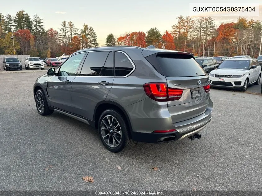 2016 BMW X5 Xdr40E VIN: 5UXKT0C54G0S75404 Lot: 40706843