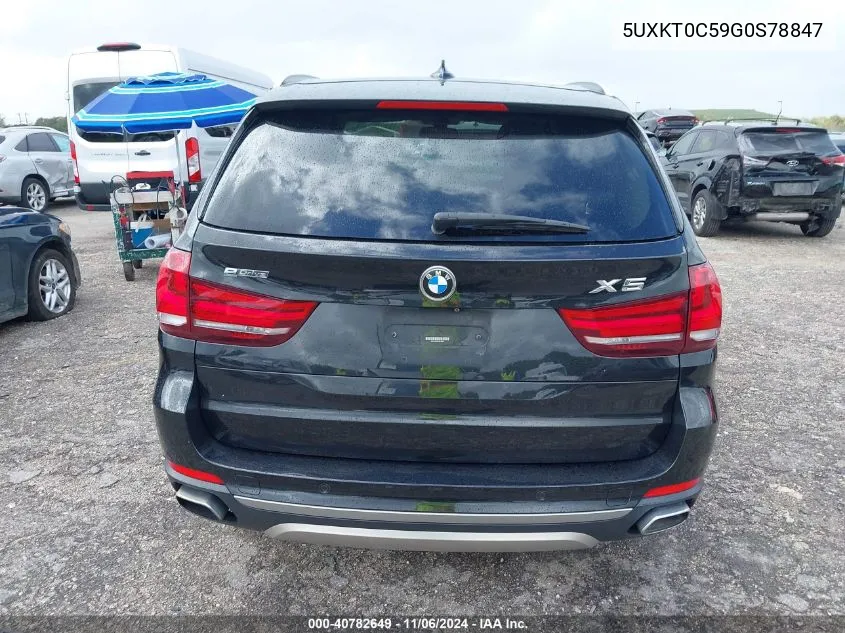 2016 BMW X5 Edrive xDrive40E VIN: 5UXKT0C59G0S78847 Lot: 40782649