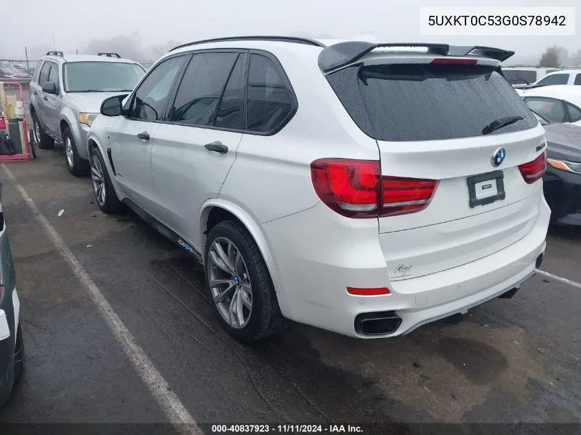 2016 BMW X5 Edrive xDrive40E VIN: 5UXKT0C53G0S78942 Lot: 40837923