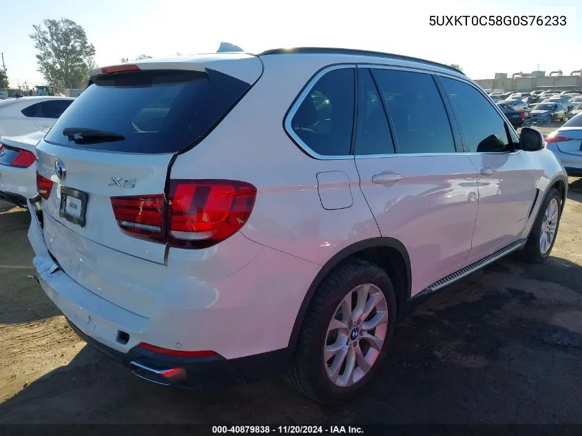 2016 BMW X5 Edrive xDrive40E VIN: 5UXKT0C58G0S76233 Lot: 40879838