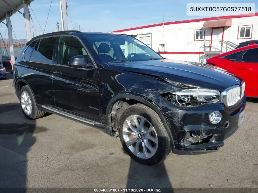 2016 BMW X5 Edrive xDrive40E VIN: 5UXKT0C57G0S77518 Lot: 40891807