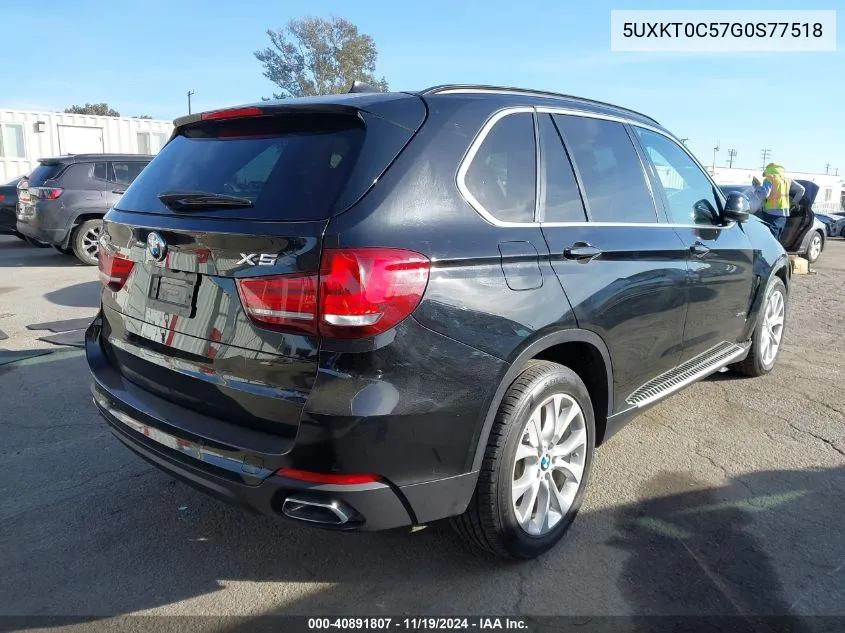 2016 BMW X5 Edrive xDrive40E VIN: 5UXKT0C57G0S77518 Lot: 40891807