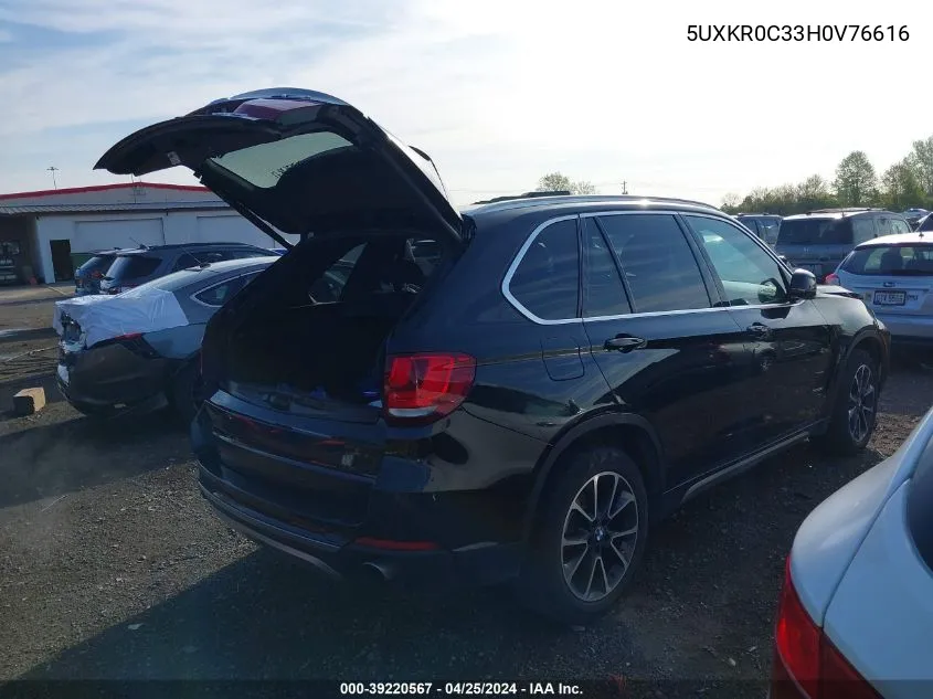 5UXKR0C33H0V76616 2017 BMW X5 xDrive35I