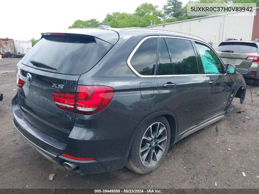 5UXKR0C37H0V83942 2017 BMW X5 xDrive35I