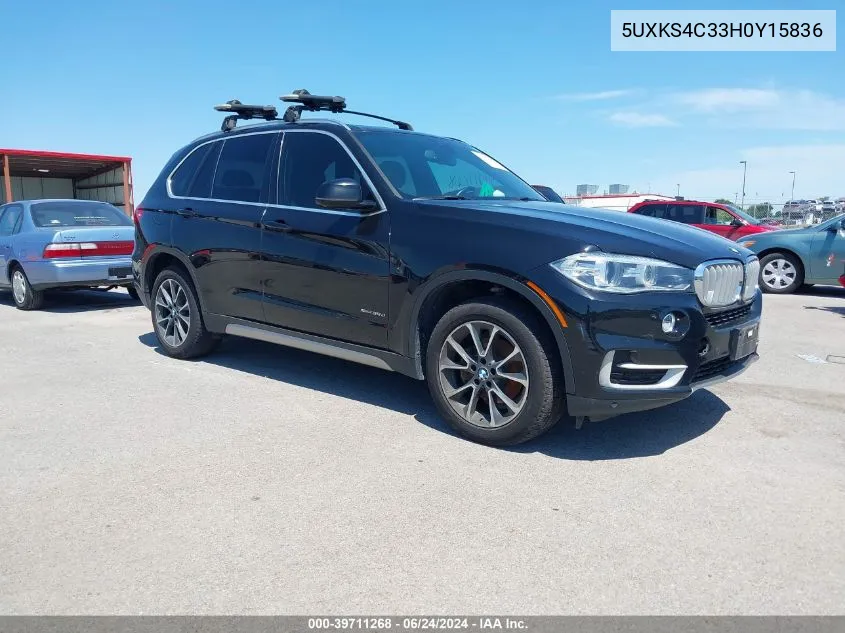 5UXKS4C33H0Y15836 2017 BMW X5 xDrive35D