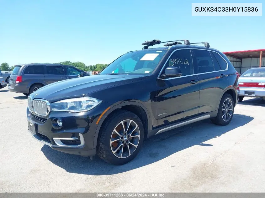 5UXKS4C33H0Y15836 2017 BMW X5 xDrive35D