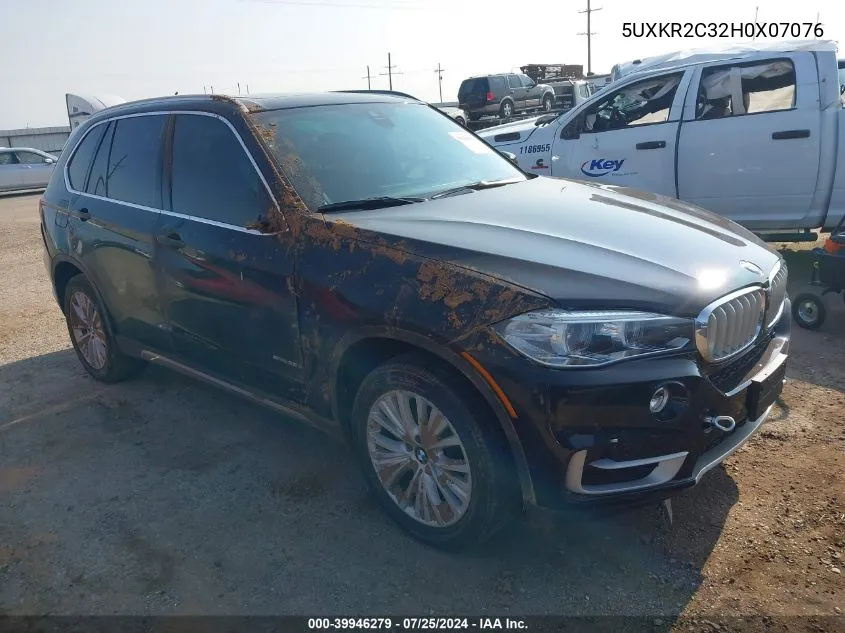 5UXKR2C32H0X07076 2017 BMW X5 Sdrive35I