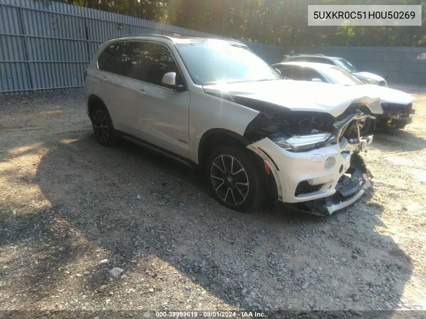 5UXKR0C51H0U50269 2017 BMW X5 xDrive35I