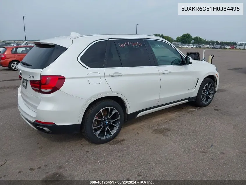 5UXKR6C51H0J84495 2017 BMW X5 xDrive50I