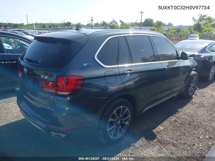 2017 BMW X5 Xdr40E VIN: 5UXKT0C32H0V97734 Lot: 40129287