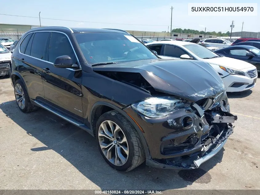 2017 BMW X5 xDrive35I VIN: 5UXKR0C51H0U54970 Lot: 40150824