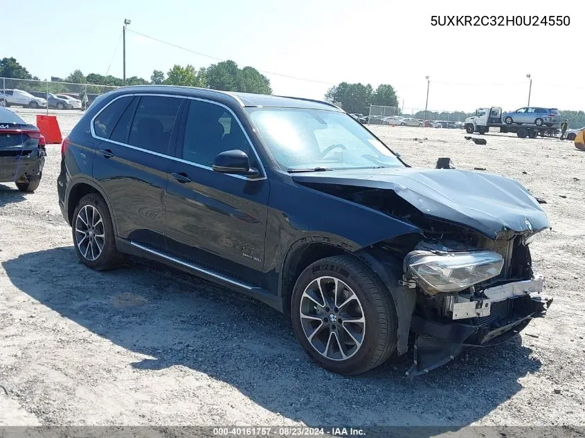 2017 BMW X5 Sdrive35I VIN: 5UXKR2C32H0U24550 Lot: 40161757