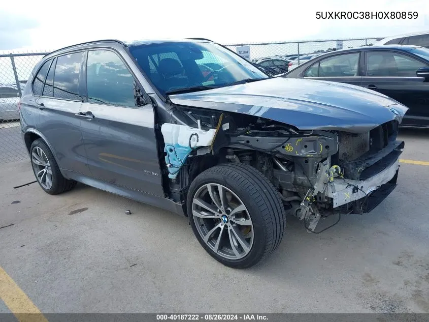 5UXKR0C38H0X80859 2017 BMW X5 xDrive35I