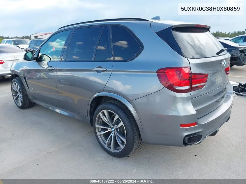 5UXKR0C38H0X80859 2017 BMW X5 xDrive35I